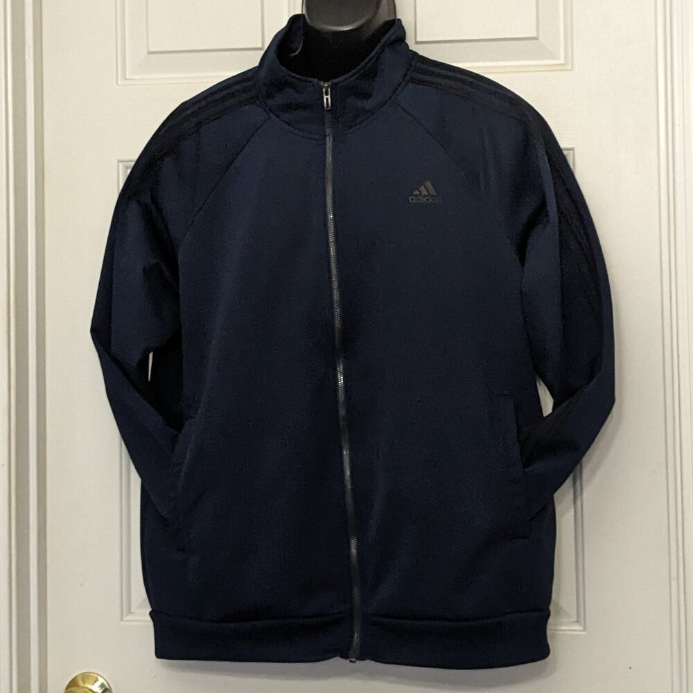 ADIDAS Men's  SUPERSTAR TRACK JACKET   Size XL Blue / Black